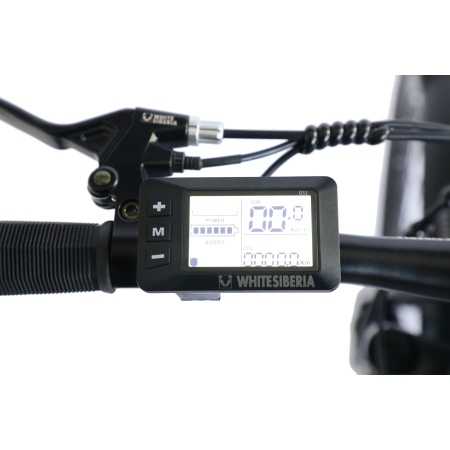 Электровелосипед WHITE SIBERIA CAMRY ALLROAD 500W (матовый черный)