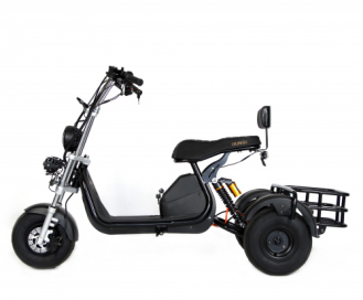 Трехколесный электроскутер Ikingi X1 Pro Trike черный