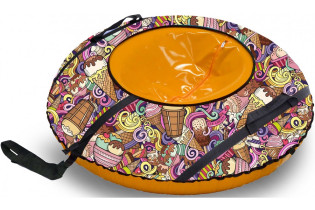 Тюбинг Оксфорд Ice Cream Led 93 см с автокамерой