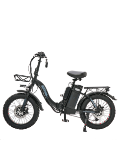 Электровелосипед Minako F11 Dual, черный