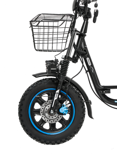 Электровелосипед Minako Monster PRO 21Ah с корзиной и багажником