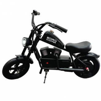 Электромотоцикл детский eDro Chopper Черный